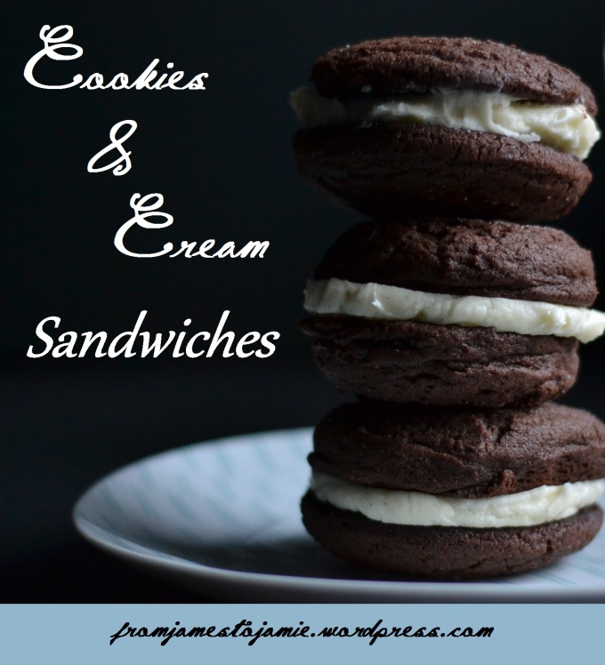 Cookies and Cream Sandwiches